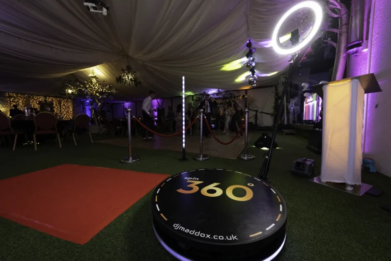 360 Photobooth setup for School Prom Disco