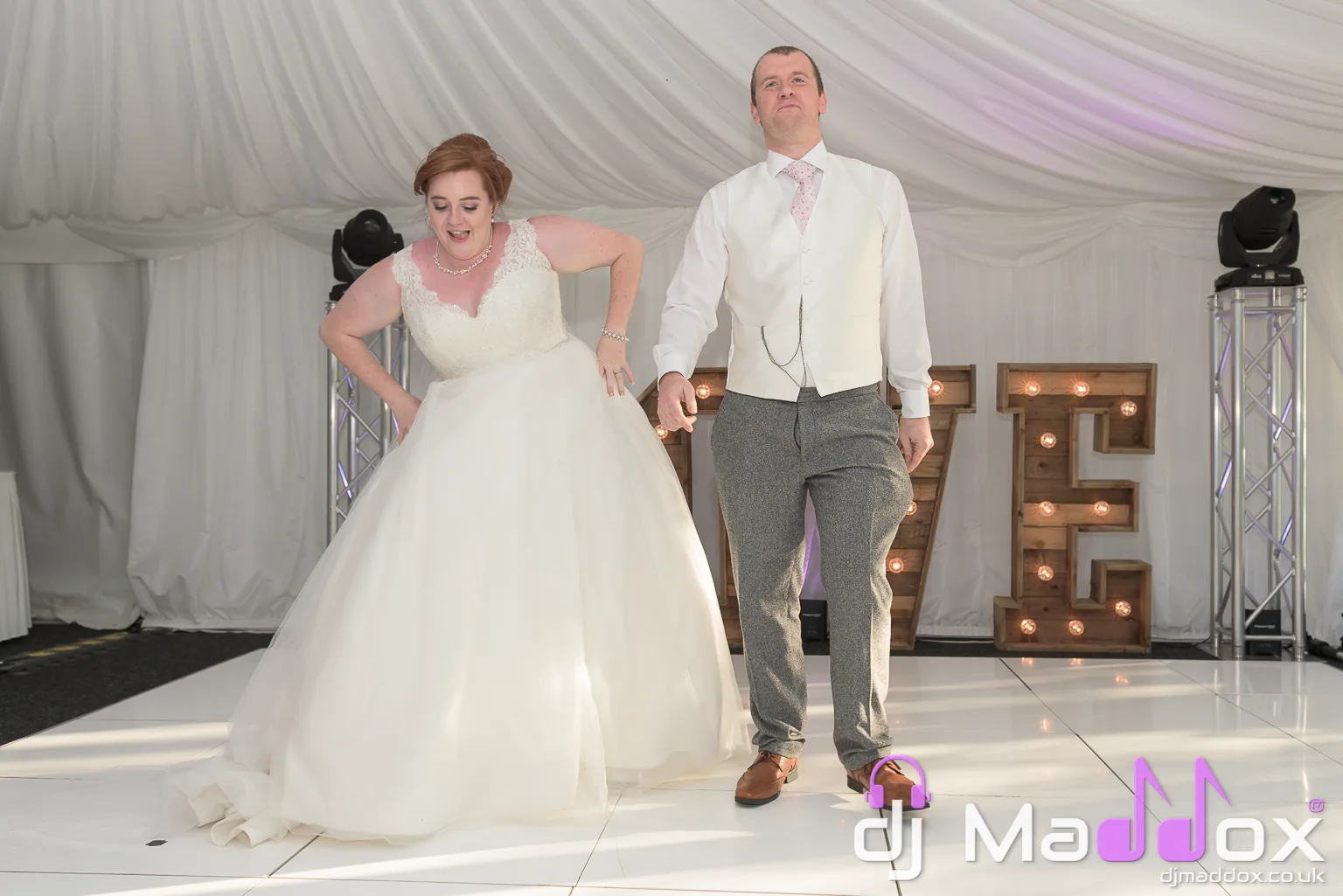 Mr & Mrs Davies Wedding DJ @ Sylen Lakes Llanelli